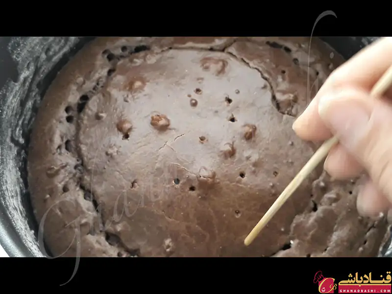 طرز تهیه کیک خیس بدون شکر با شکلات تلخ