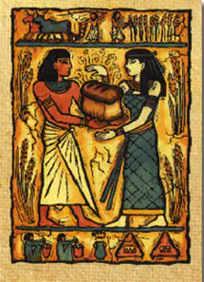 ور آمدن و تخلخل خمیر در مصر باستان